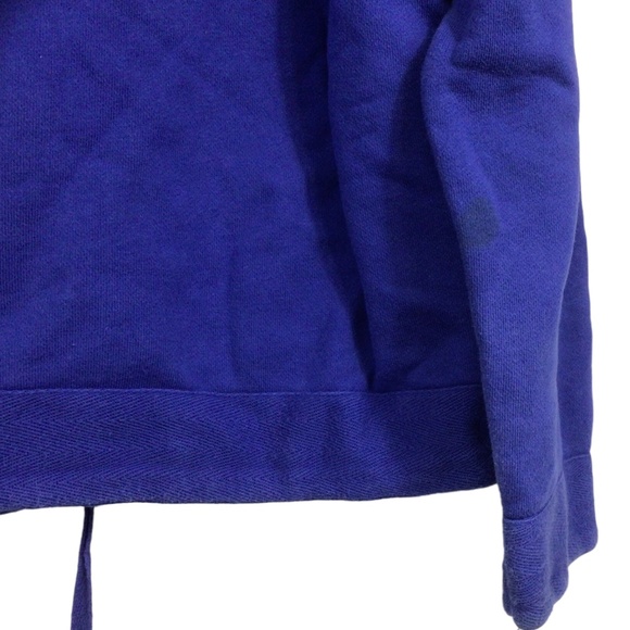 Ralph Lauren Jeans Company Women's Blue Full-Zip Hoodie With Turn Buttons M - Picture 10 of 10